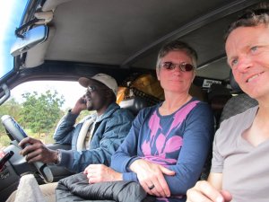 scored the best seat next to the driver