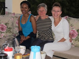 Nadine and our host Ramona, to the right.