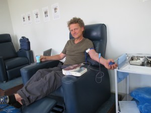 donating blood for Malawi